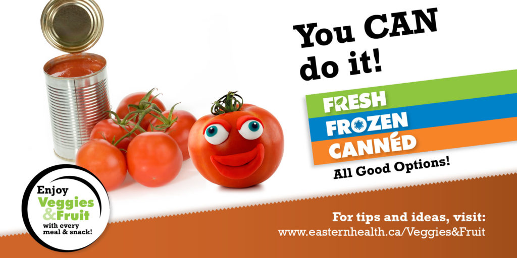Veggies & Fruit Campaign, Eastern Health